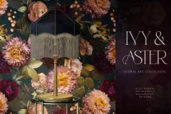 Ivy & Aster Moody Floral Art Set
