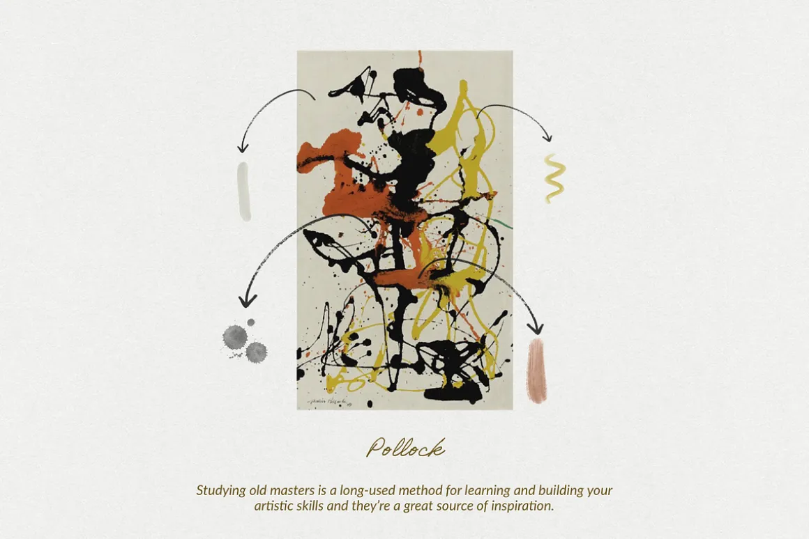 Jackson Pollock's Procreate Brushes
