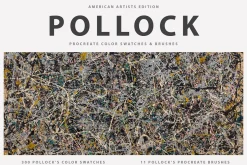 Jackson Pollock's Procreate Brushes