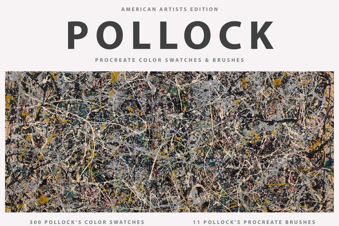 Jackson Pollock's Procreate Brushes