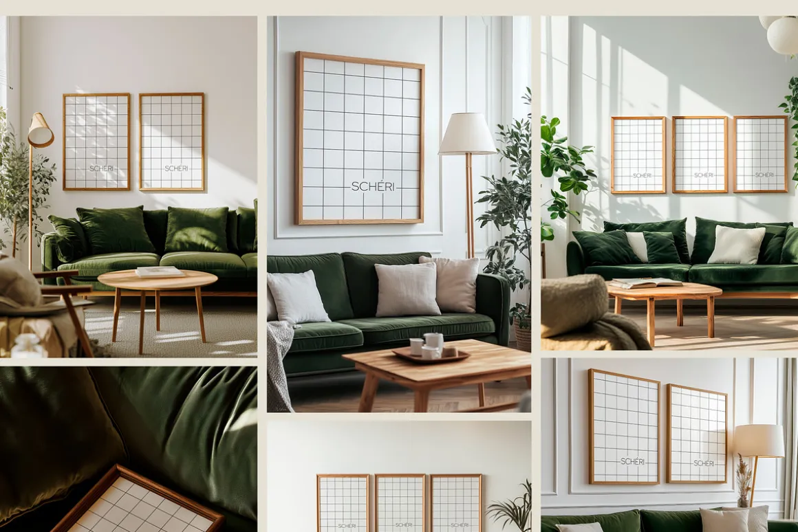 JADEITE | Frame mockup set
