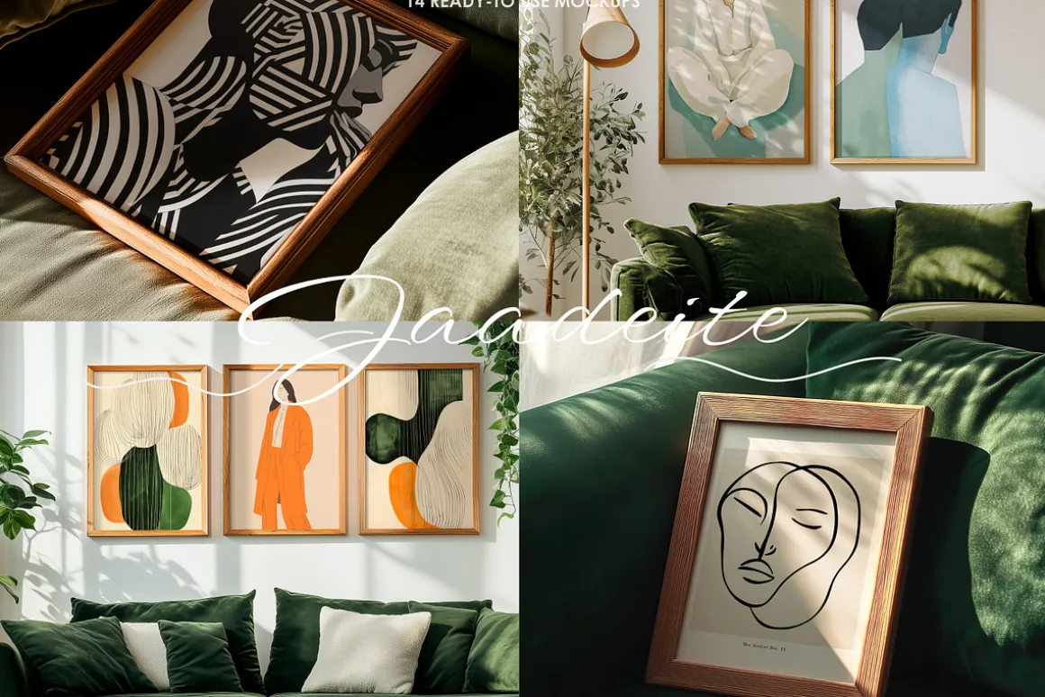 JADEITE | Frame mockup set