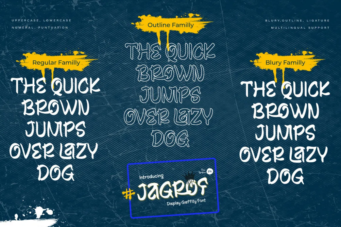 Jagrof - Graffiti Display Font