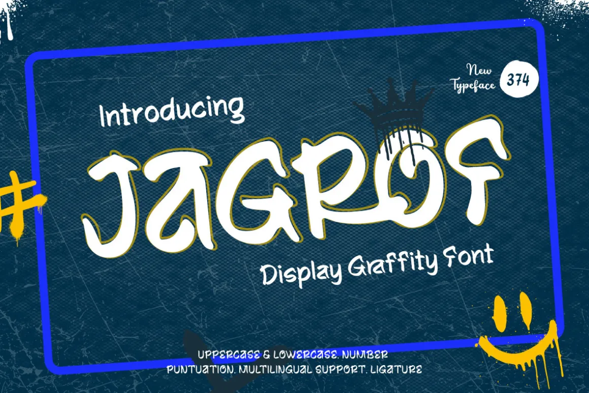 Jagrof - Graffiti Display Font