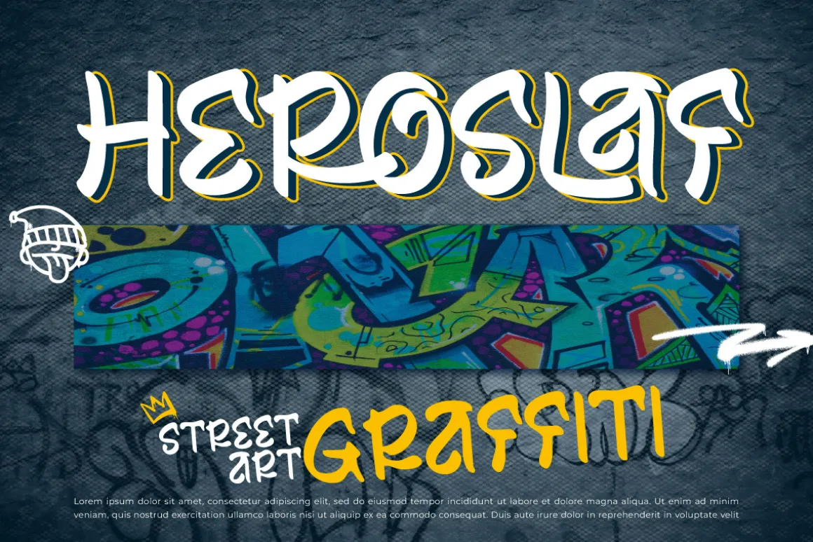Jagrof - Graffiti Display Font