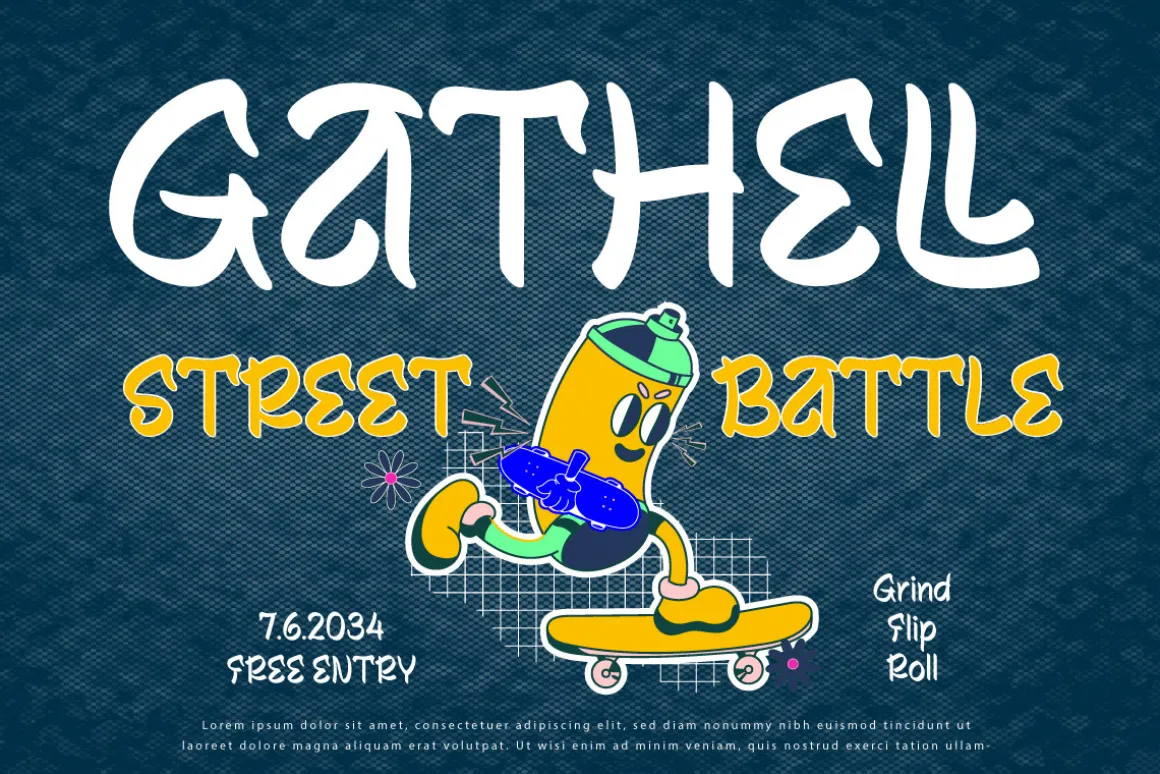 Jagrof - Graffiti Display Font