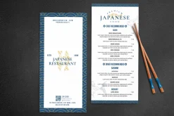Japanese Restaurant Menu Template