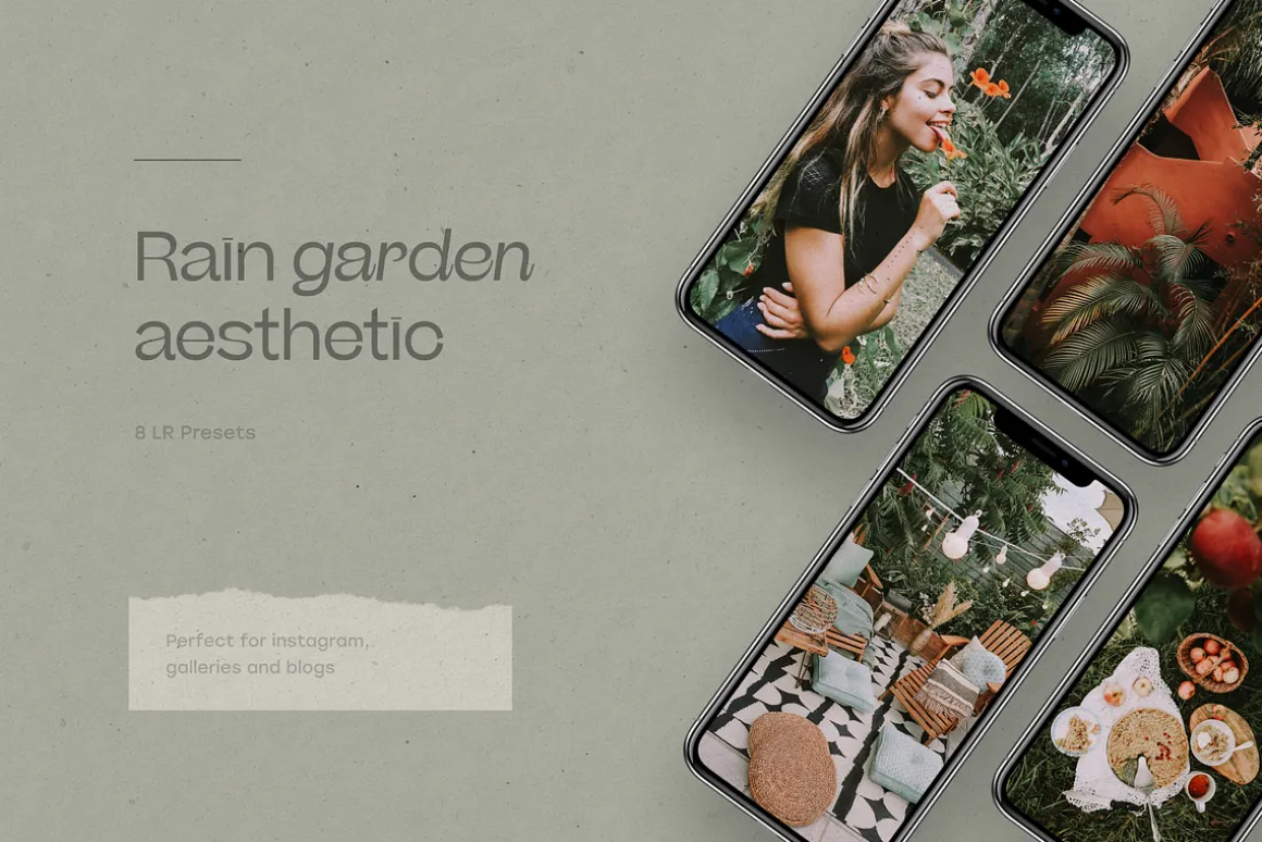 8 Jardin Lightroom Presets