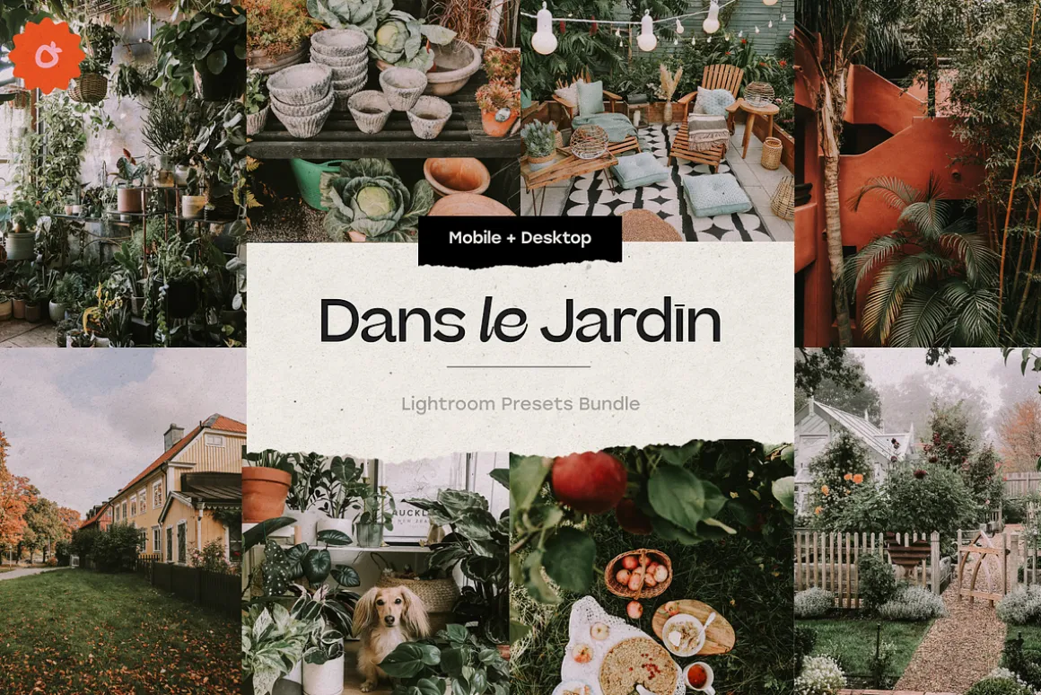 8 Jardin Lightroom Presets