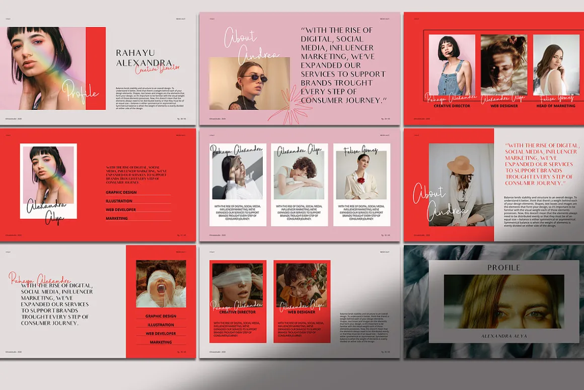 JAWI - Keynote Media Kit Templates