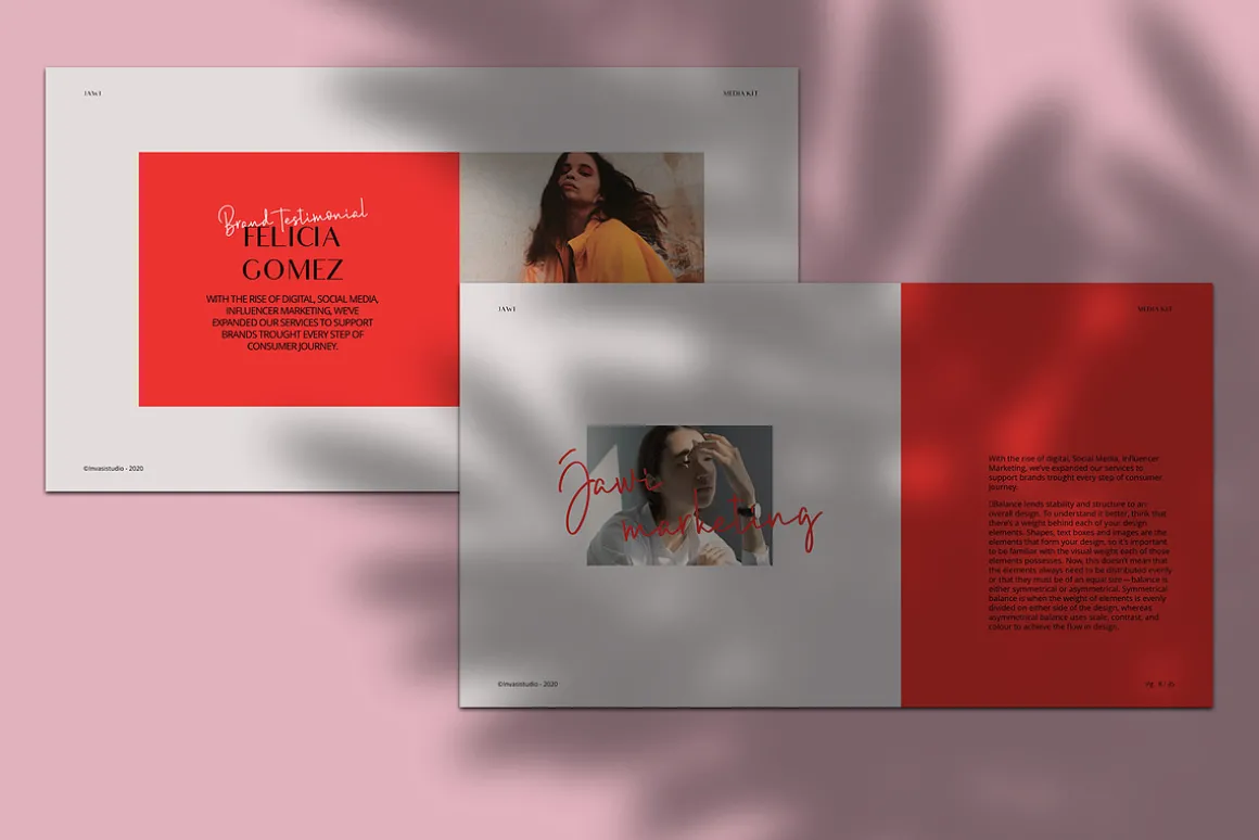 JAWI - Keynote Media Kit Templates