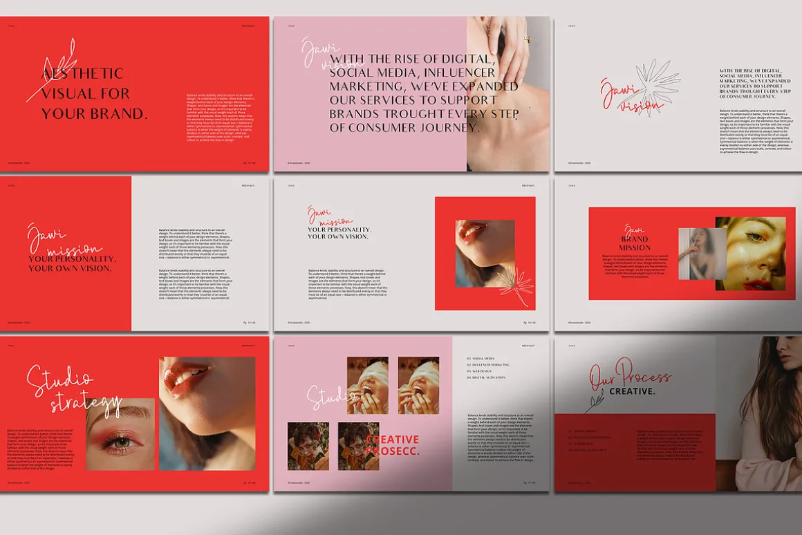 JAWI - Keynote Media Kit Templates