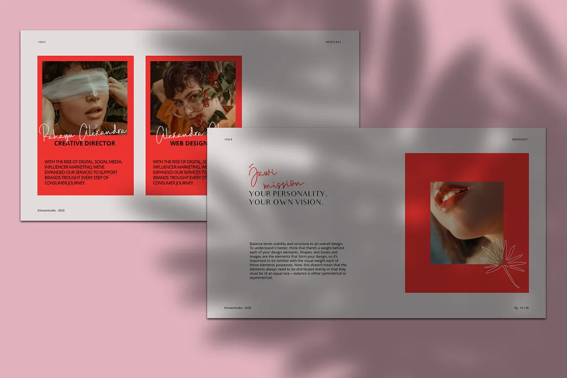 JAWI - Keynote Media Kit Templates