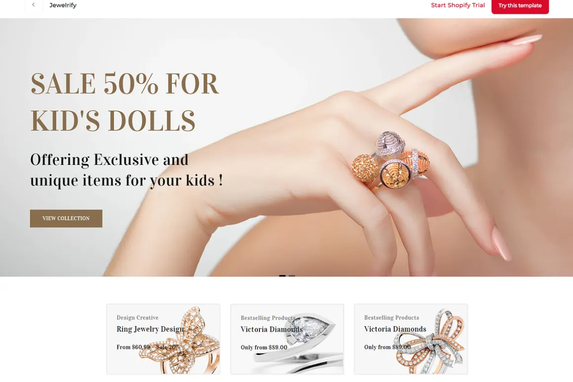 Jewelrify Store Shopify Template