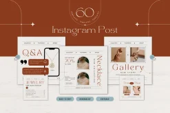 120 Jewelry Instagram Canva Template