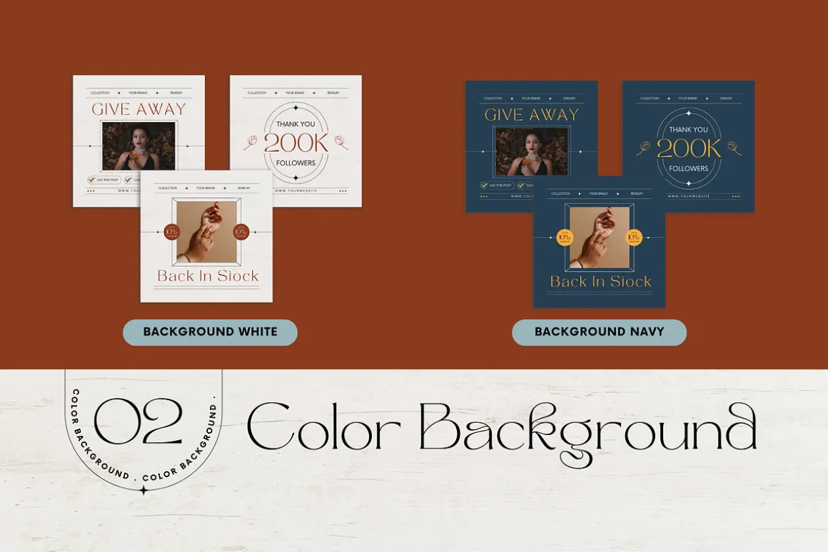 120 Jewelry Instagram Canva Template