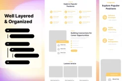Job Recruitment Wireframe Website 07