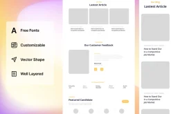 Job Recruitment Wireframe Website 07