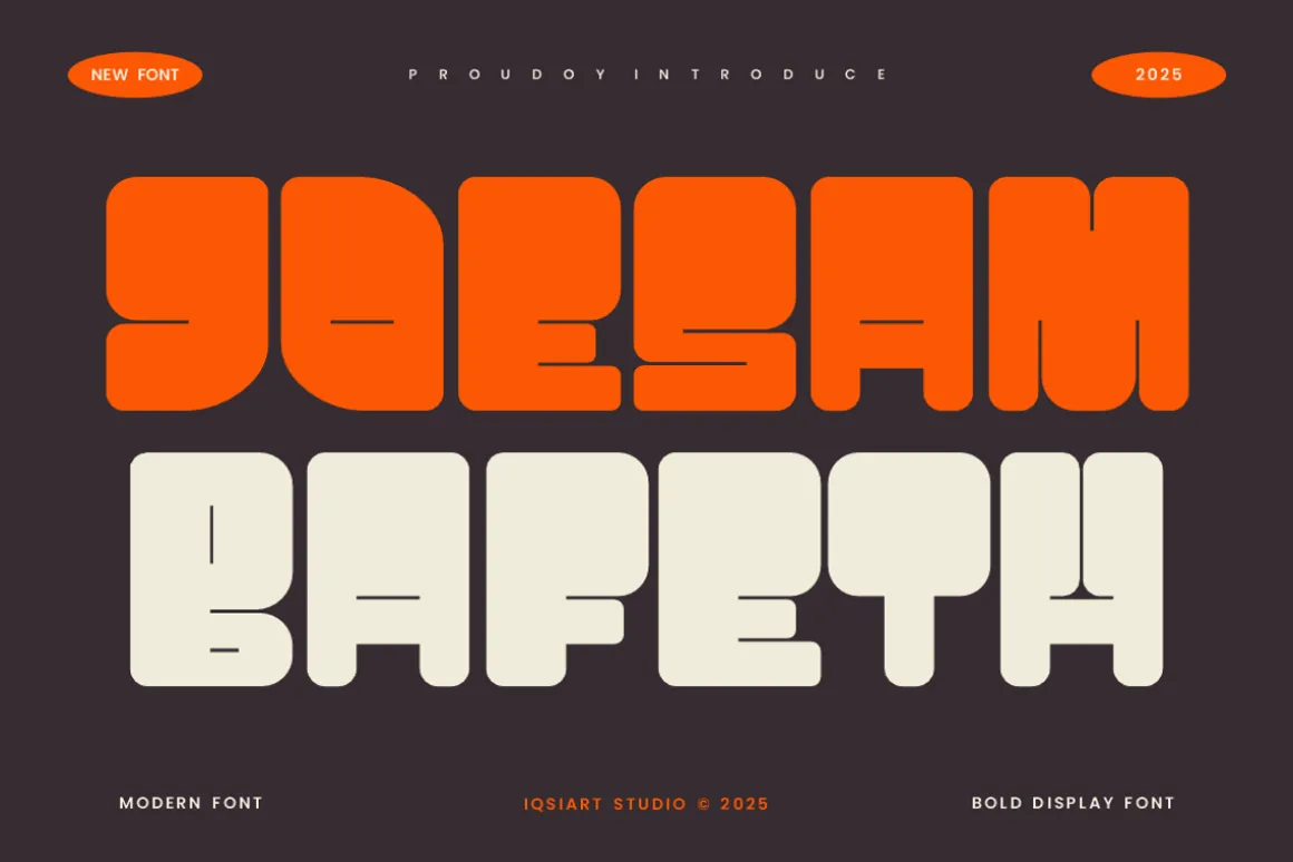 Joesam Bafeth - Thick Bold Font
