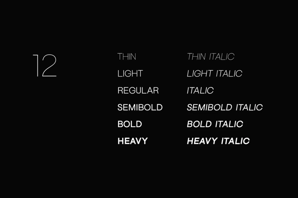 JORG - Minimal Display Font Family