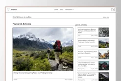 Journal - Blog Framer Template