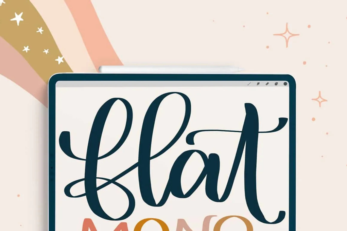 Joyful Procreate Brush Calligraphy