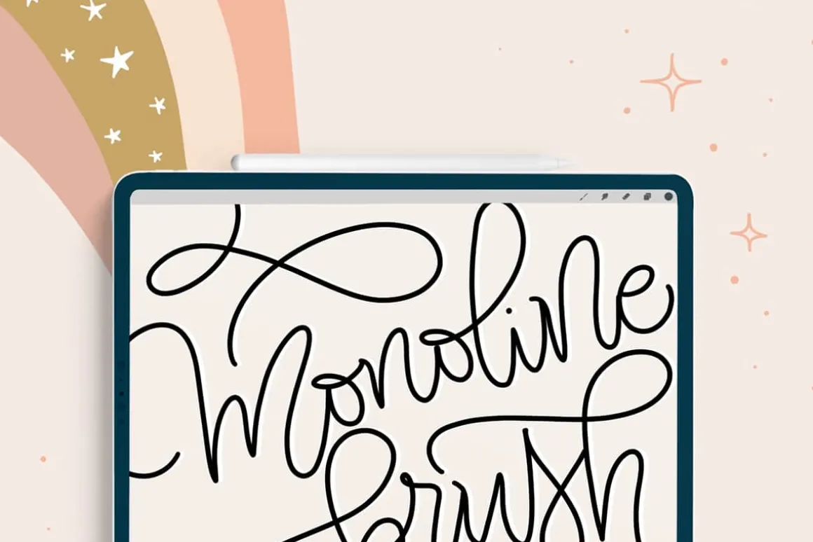 Joyful Procreate Brush Calligraphy