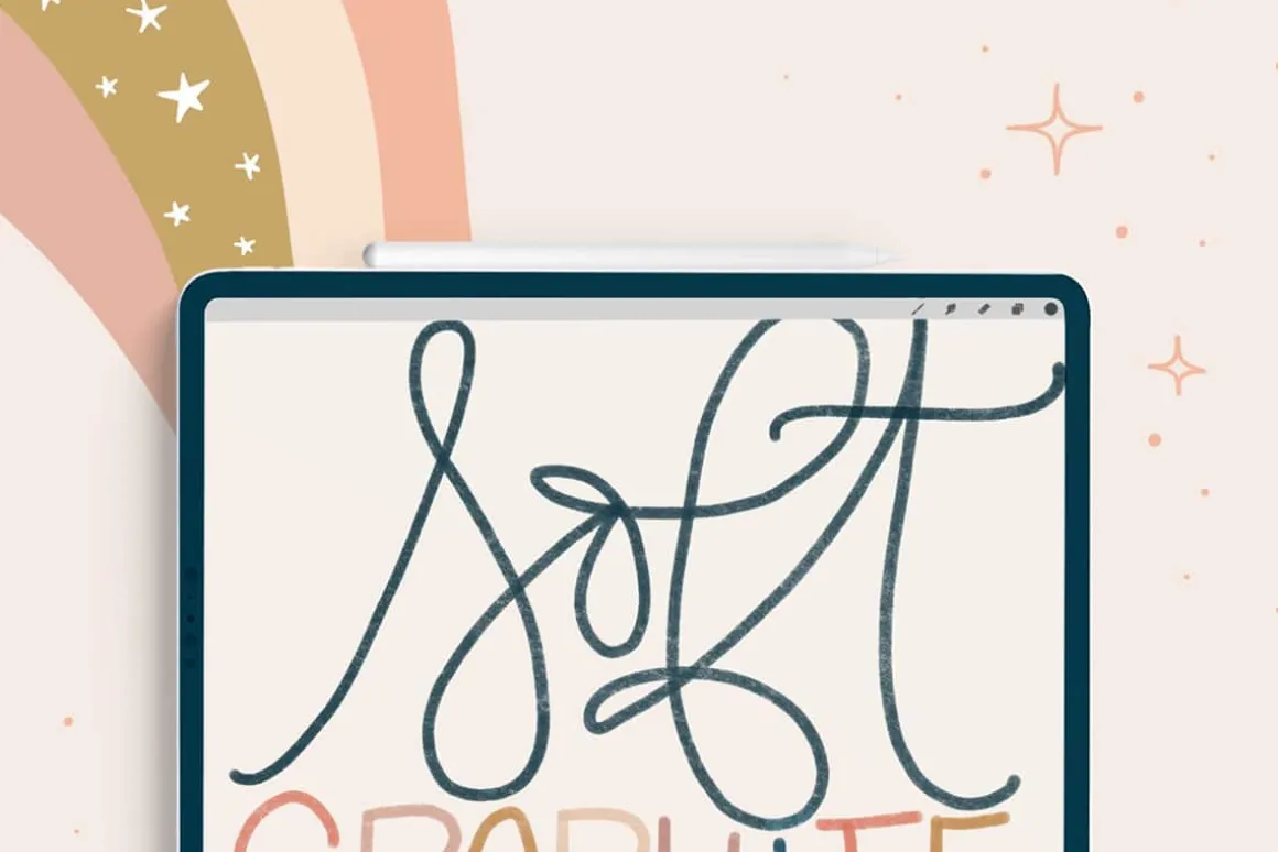 Joyful Procreate Brush Calligraphy