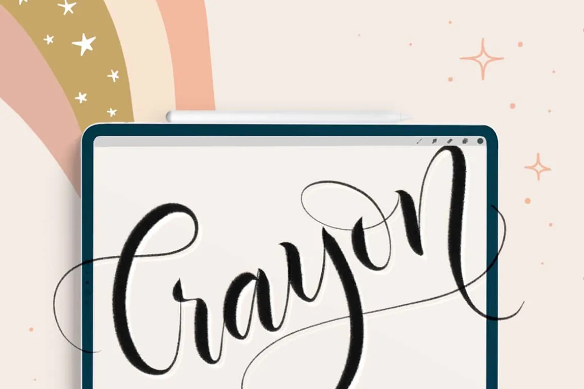 Joyful Procreate Brush Calligraphy