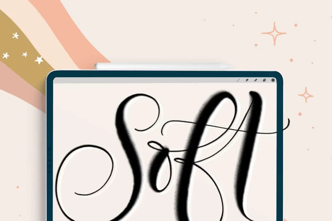 Joyful Procreate Brush Calligraphy
