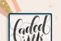Joyful Procreate Brush Calligraphy