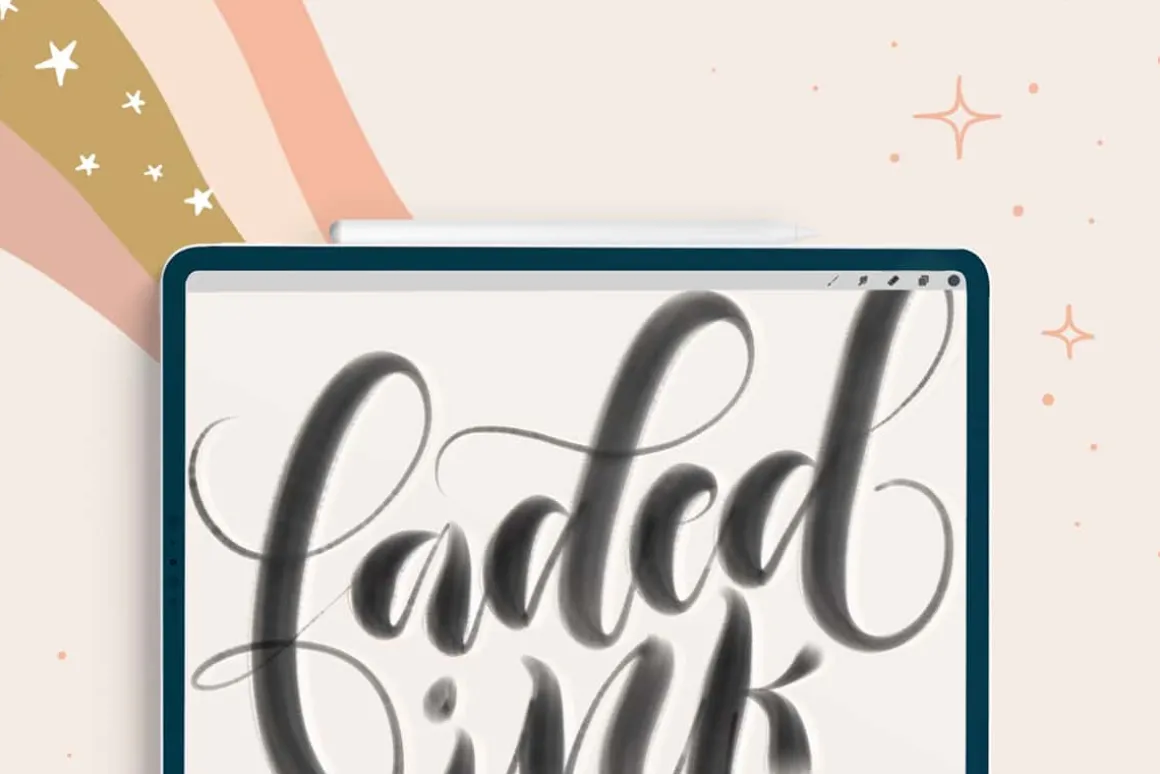 Joyful Procreate Brush Calligraphy