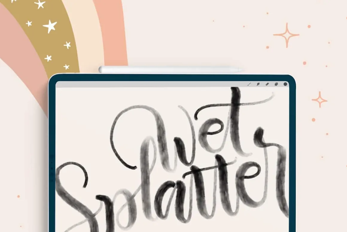 Joyful Procreate Brush Calligraphy