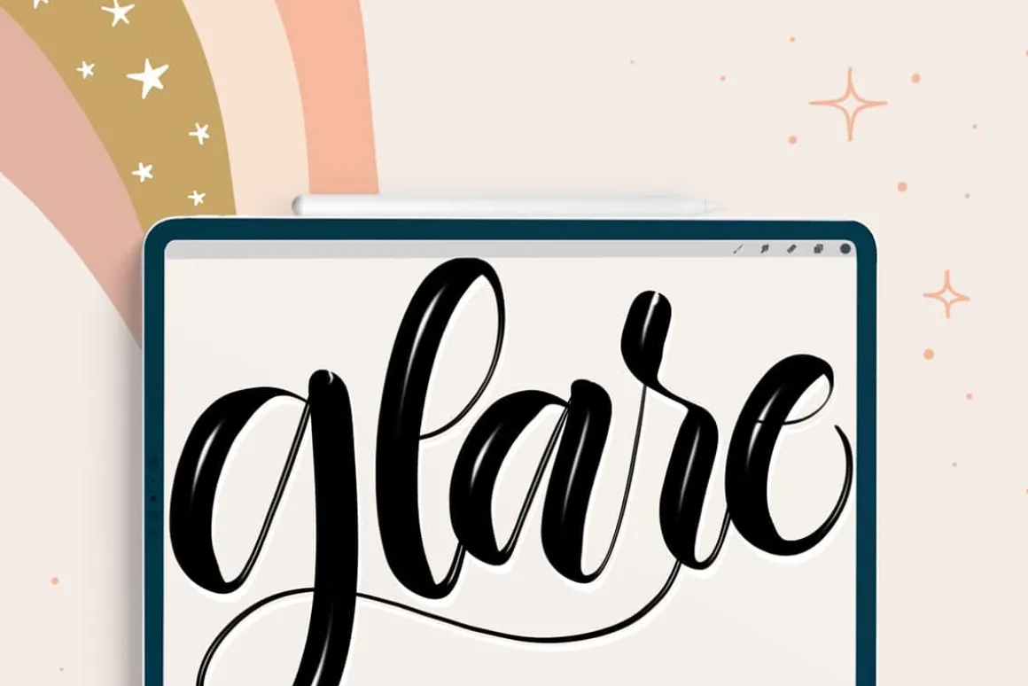 Joyful Procreate Brush Calligraphy