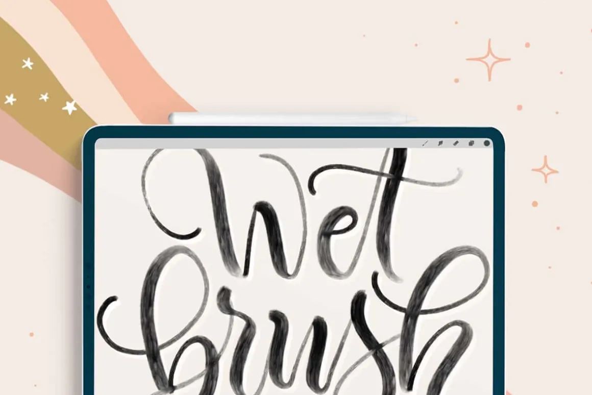 Joyful Procreate Brush Calligraphy