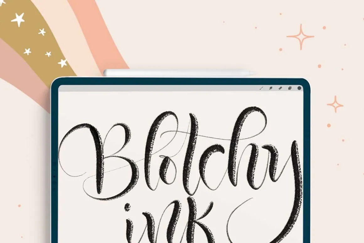 Joyful Procreate Brush Calligraphy