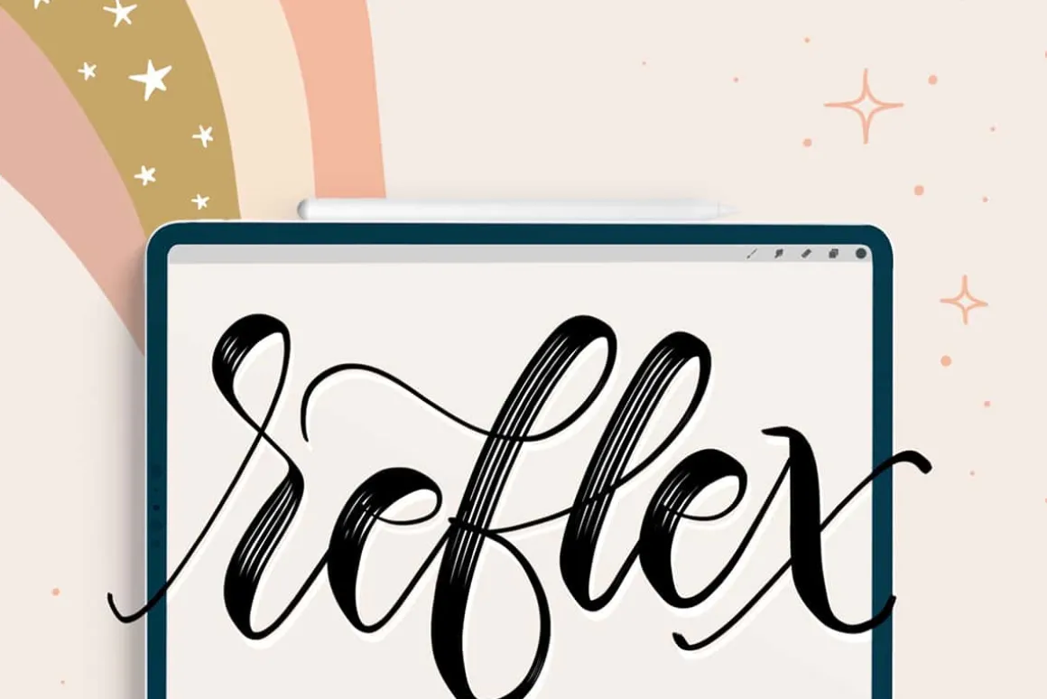 Joyful Procreate Brush Calligraphy