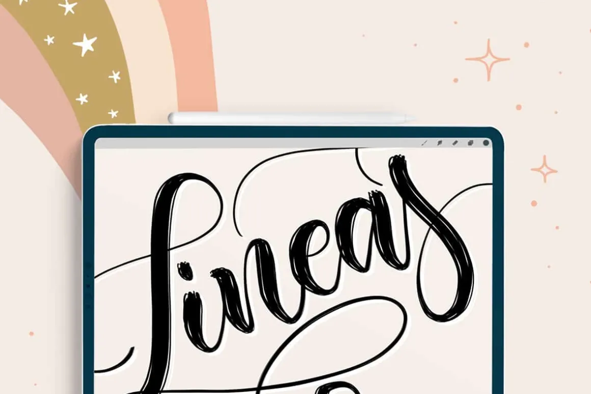 Joyful Procreate Brush Calligraphy
