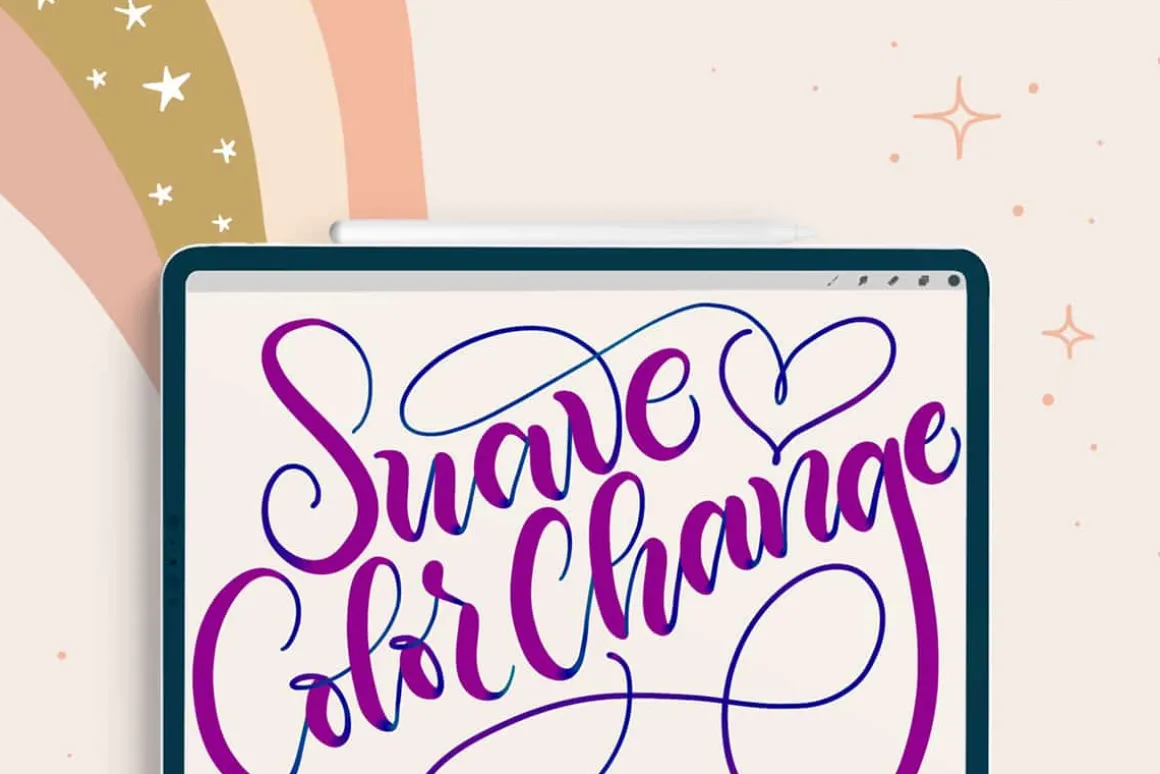 Joyful Procreate Brush Calligraphy
