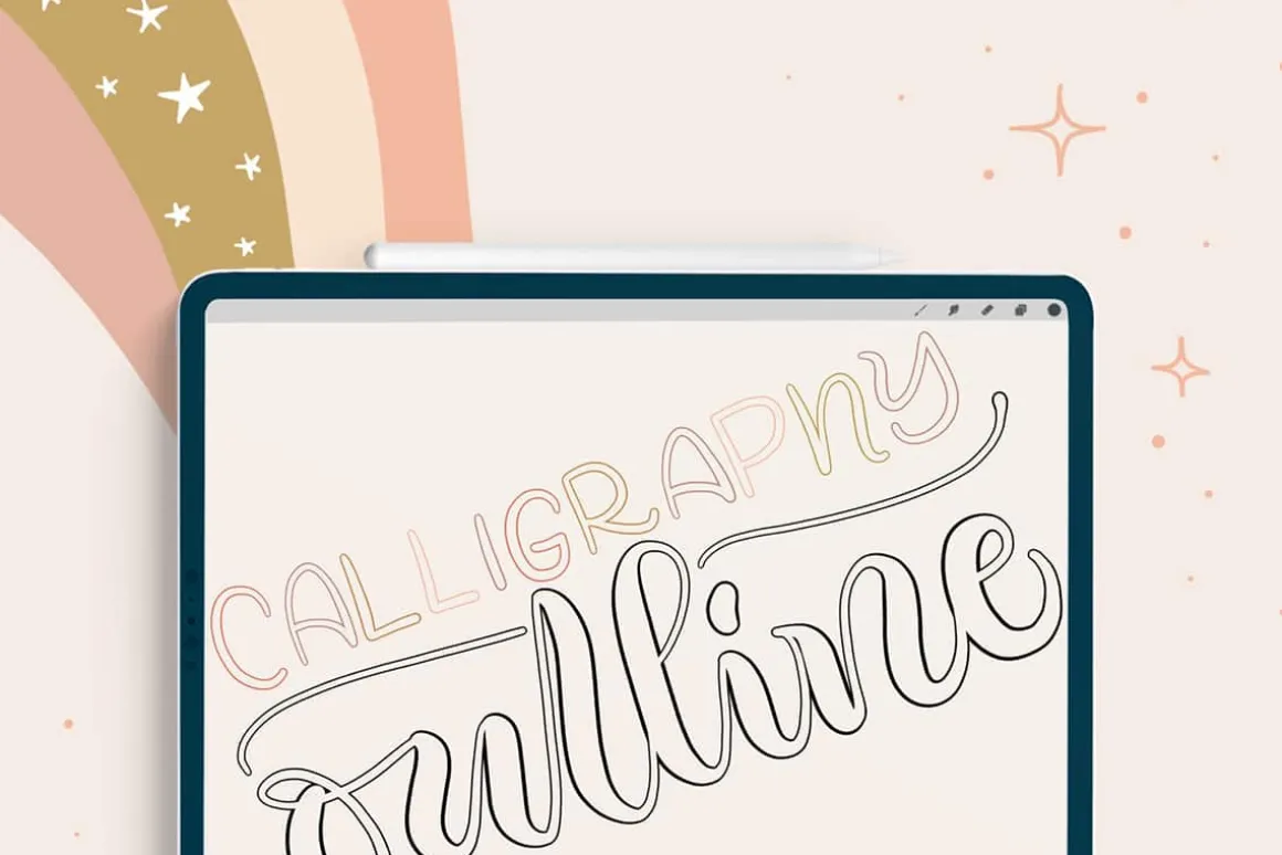 Joyful Procreate Brush Calligraphy