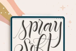 Joyful Procreate Brush Calligraphy