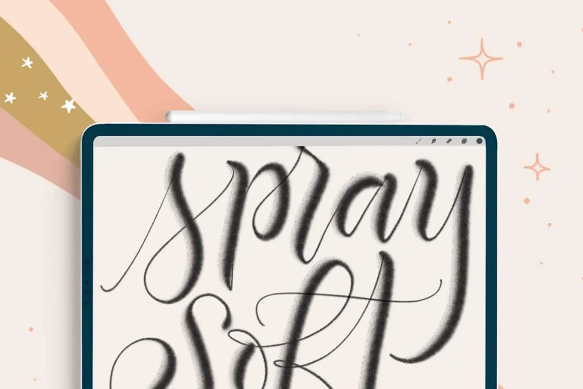 Joyful Procreate Brush Calligraphy