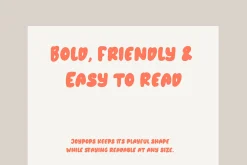 Joypops - Handwritten Bubble Font