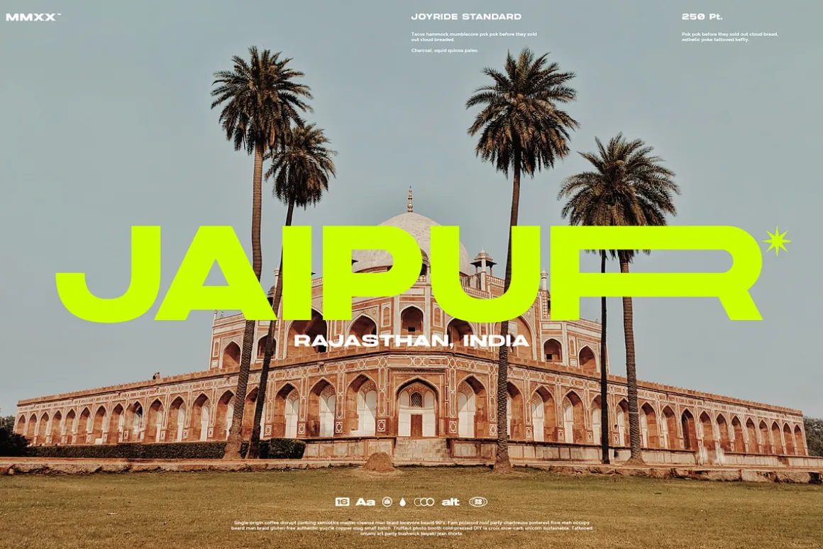 Joyride Extended Typeface
