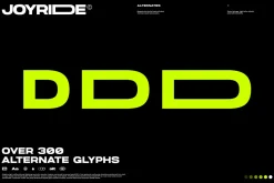 Joyride Extended Typeface