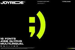Joyride Extended Typeface