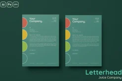 Juice Company Letterhead