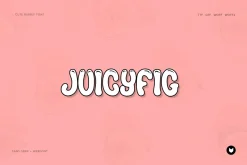 Juicyfig funny kids Typeface