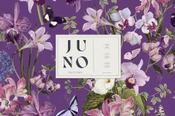JUNO Flower Floral Seamless Pattern