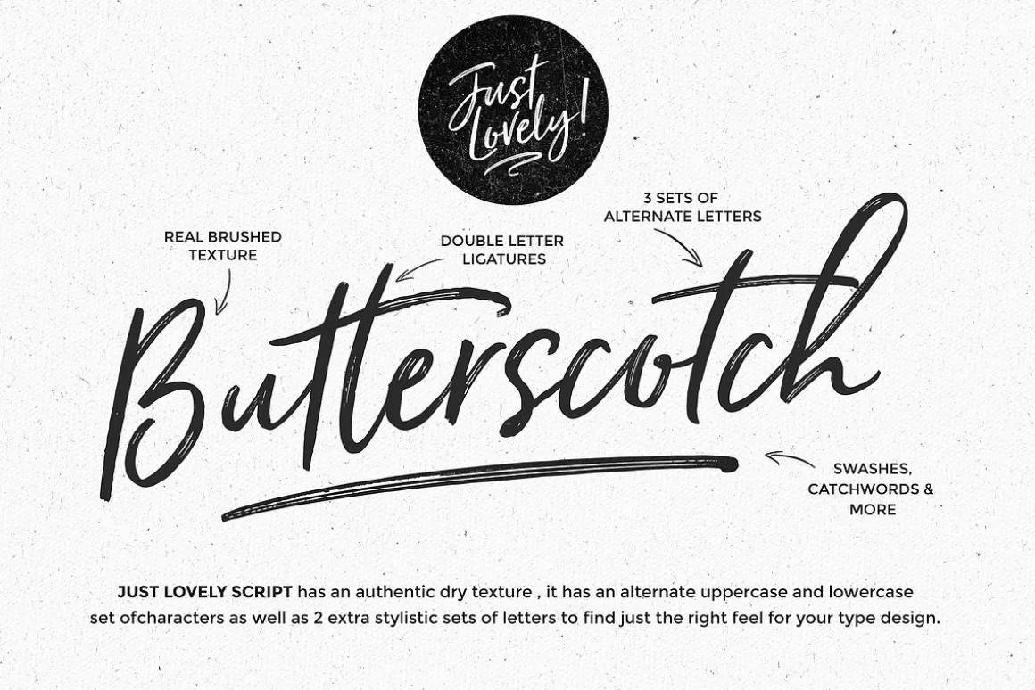 Just Lovely Font & Extras